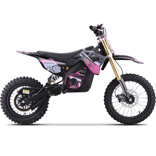 MotoTec 48v Pro Electric Dirt Bike 1800w Lithium Pink