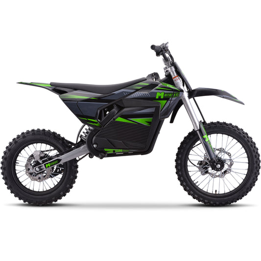 MotoTec 72v Pro Electric Dirt Bike 5000w Lithium Grey