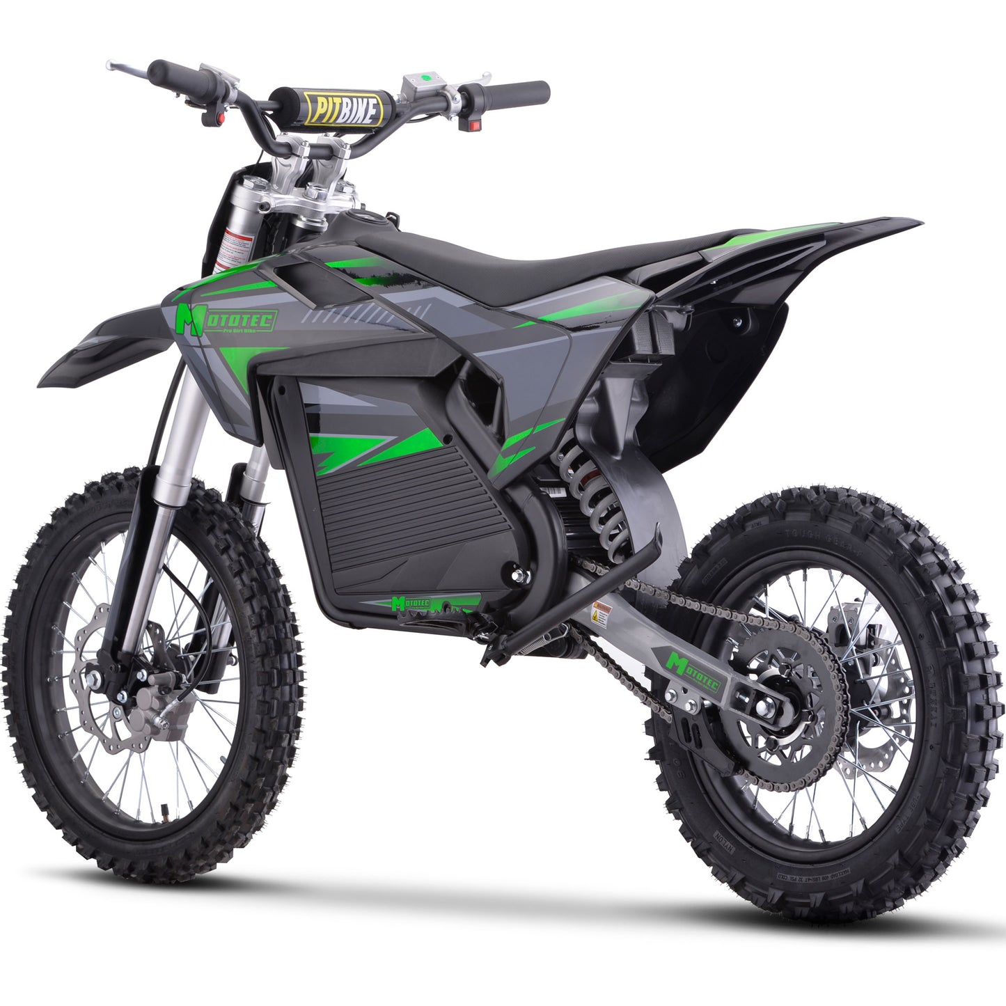 MotoTec 72v Pro Electric Dirt Bike 5000w Lithium Grey