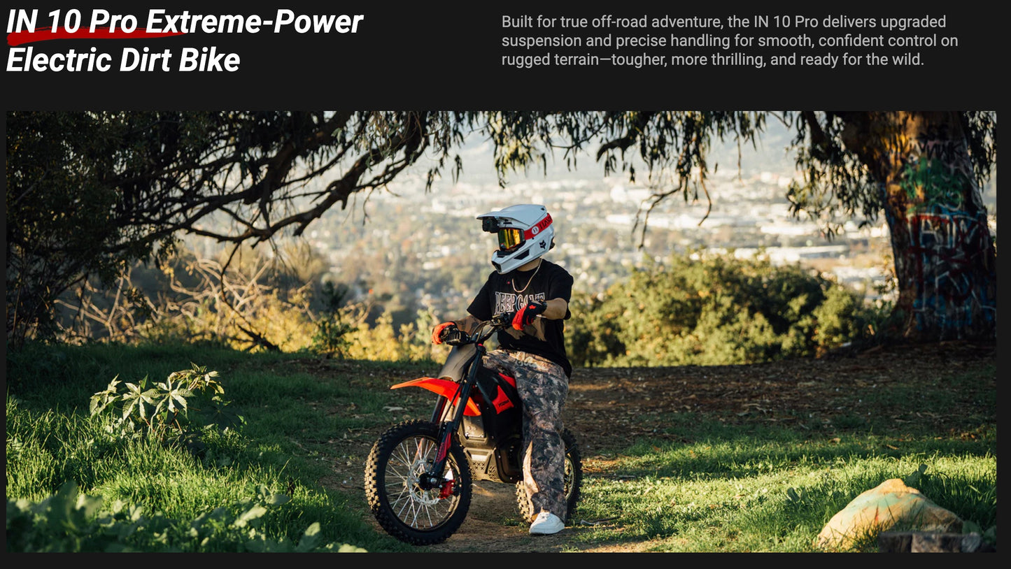 Yozma IN 10 PRO | High-Performance Off-Road Electric Dirt Bike