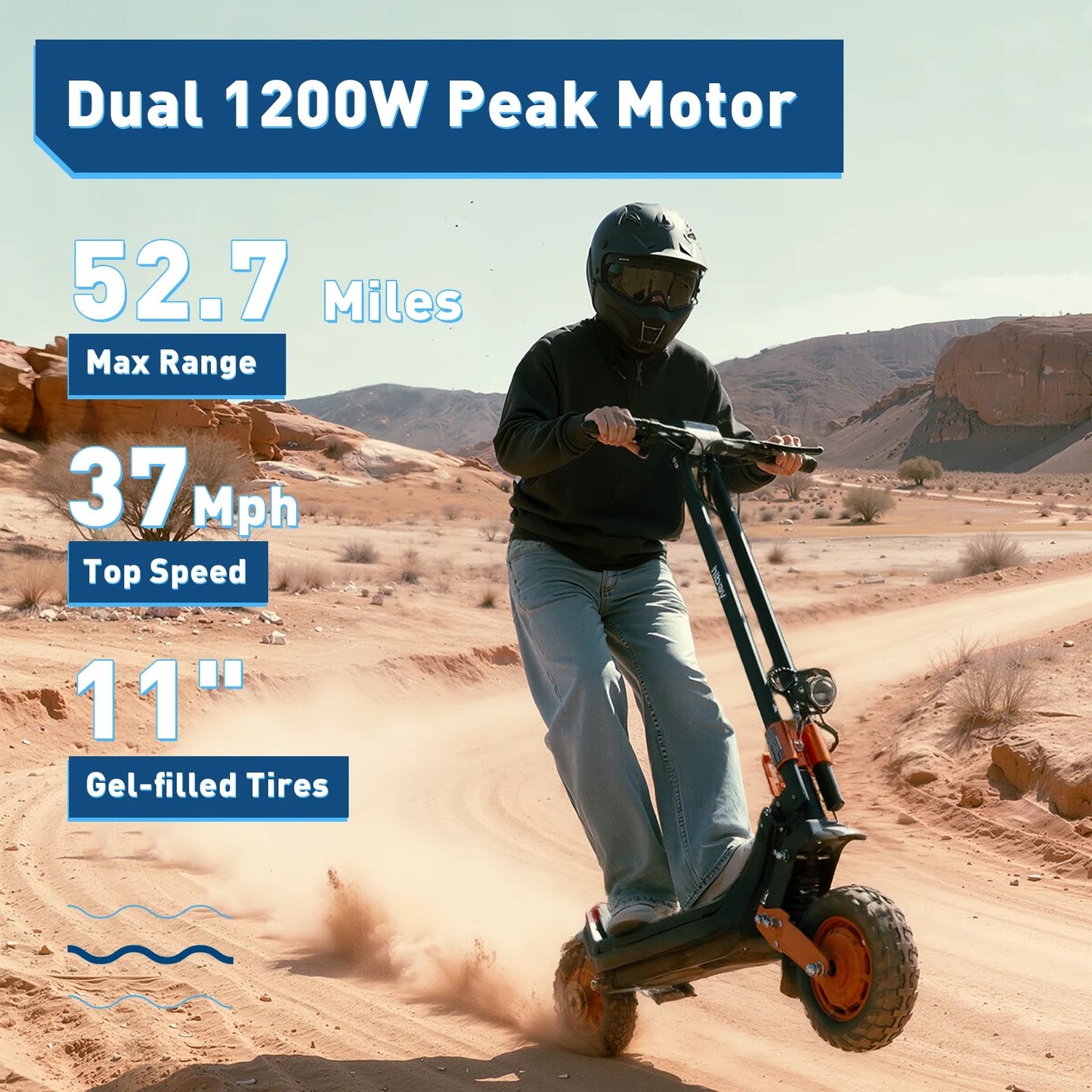 Hiboy DM2 Off-Road Electric Scooter