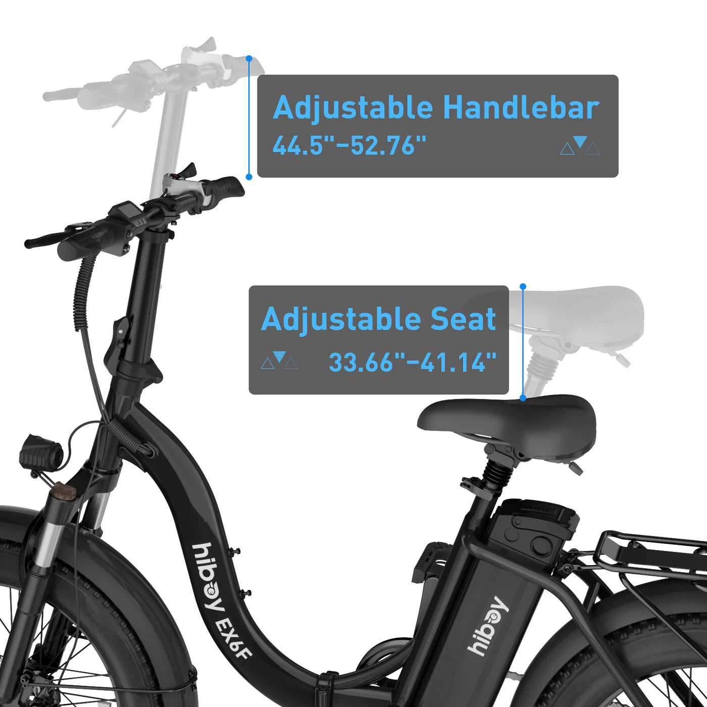 Hiboy EX6F Foldable Low-Step Electric Bike