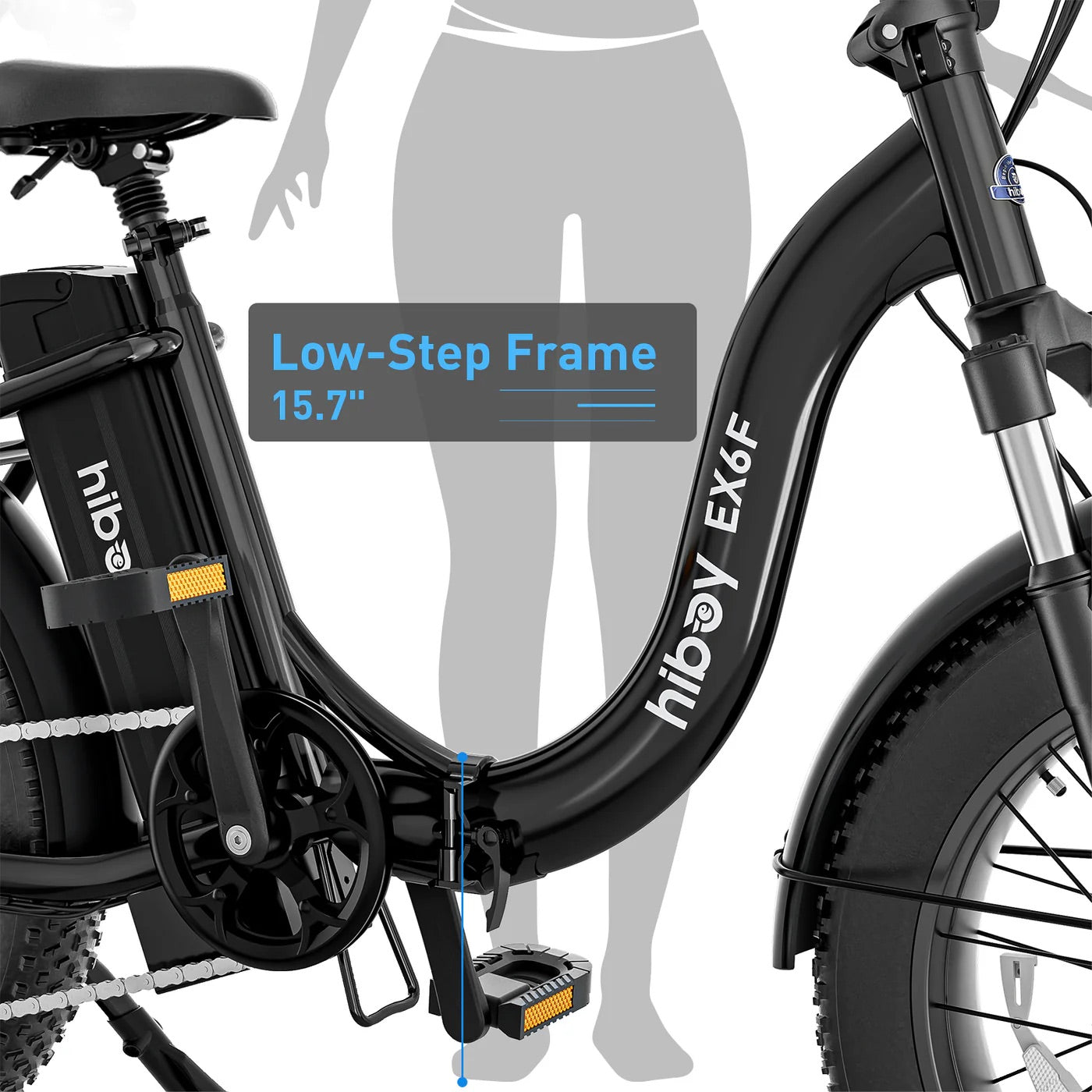 Hiboy EX6F Foldable Low-Step Electric Bike