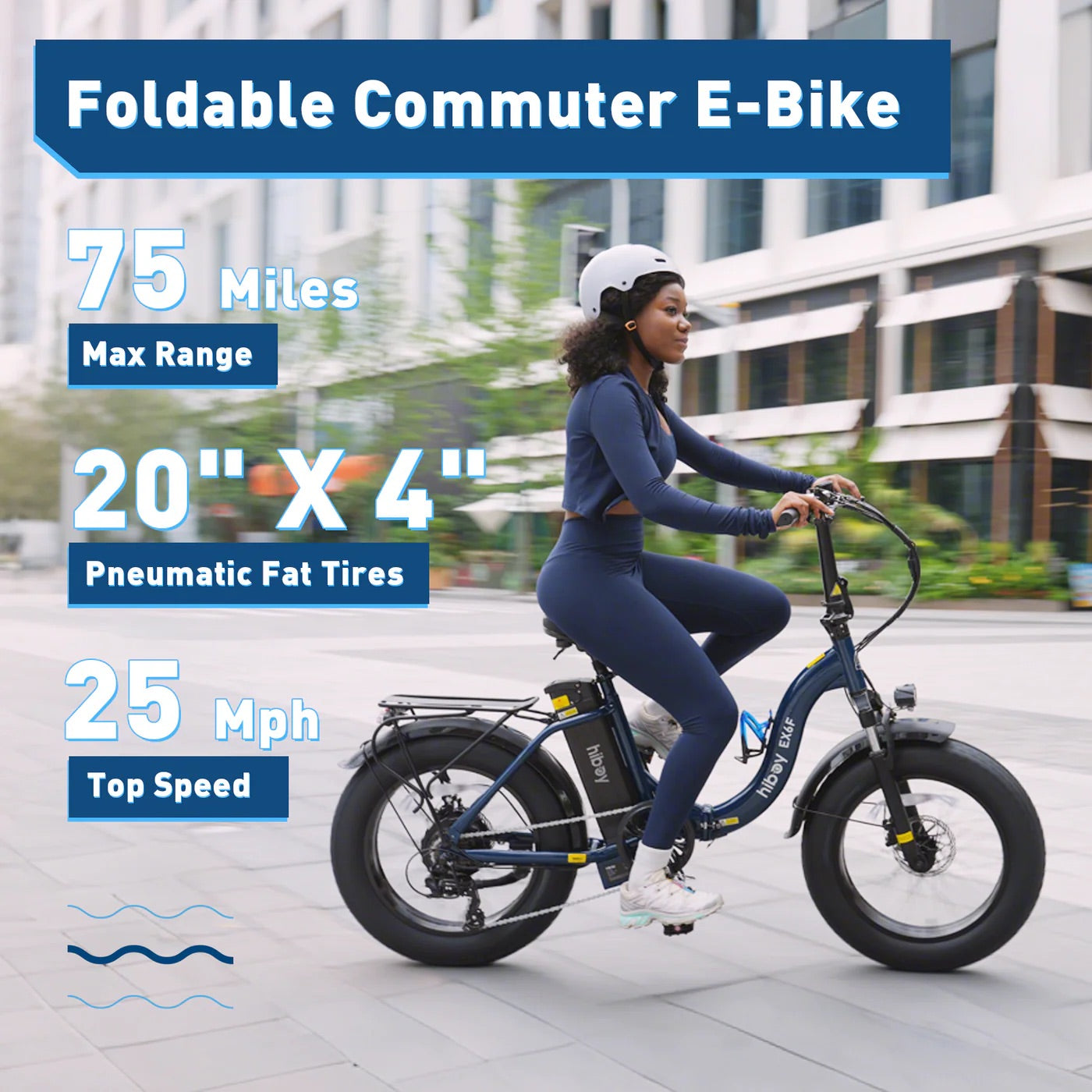 Hiboy EX6F Foldable Low-Step Electric Bike